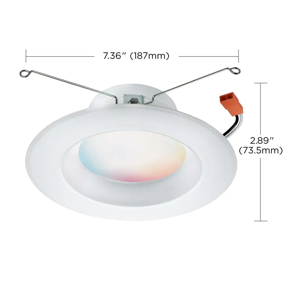 10w 5-6 in. LED Recessed Downlight RGB & Tunable White Starfish IOT 120v