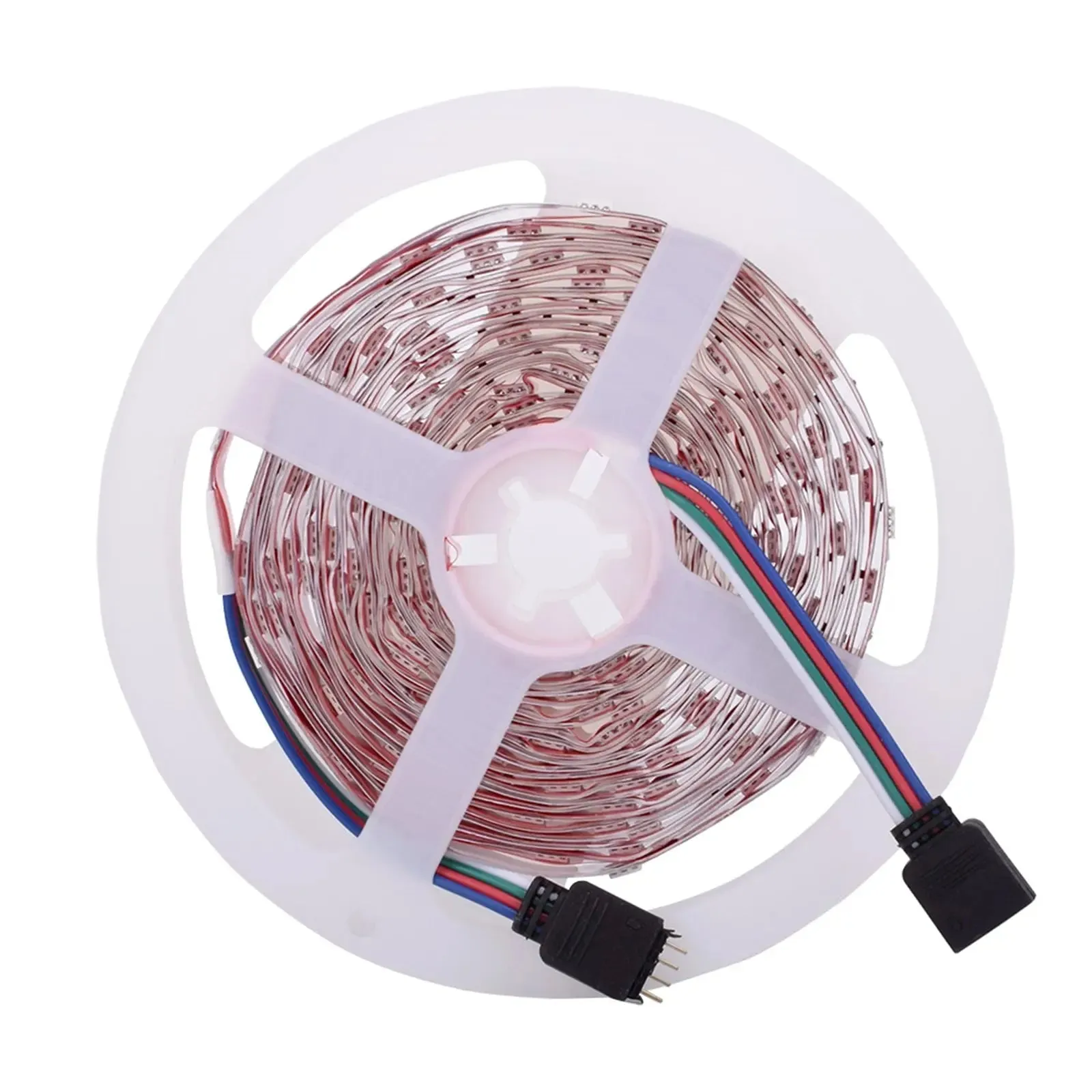 150-LED SMD3528 24W RGB IR44 Light Strip with IR Remote-RGB Light Strip