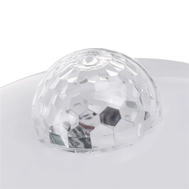 18W E27 bluetooth RGB LED Light Bulb UFO Music Garage Lamp Remote Control KTV Party Lighting 85-265V