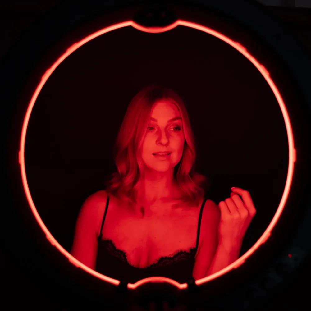 19" LED RGB Rainbow Ring Light - 'Unicorn'