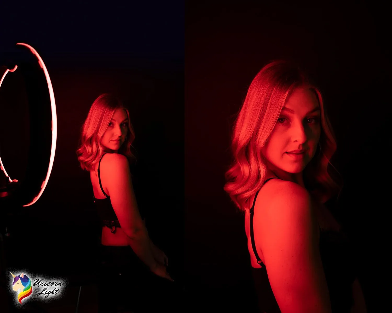 19" LED RGB Rainbow Ring Light - 'Unicorn'