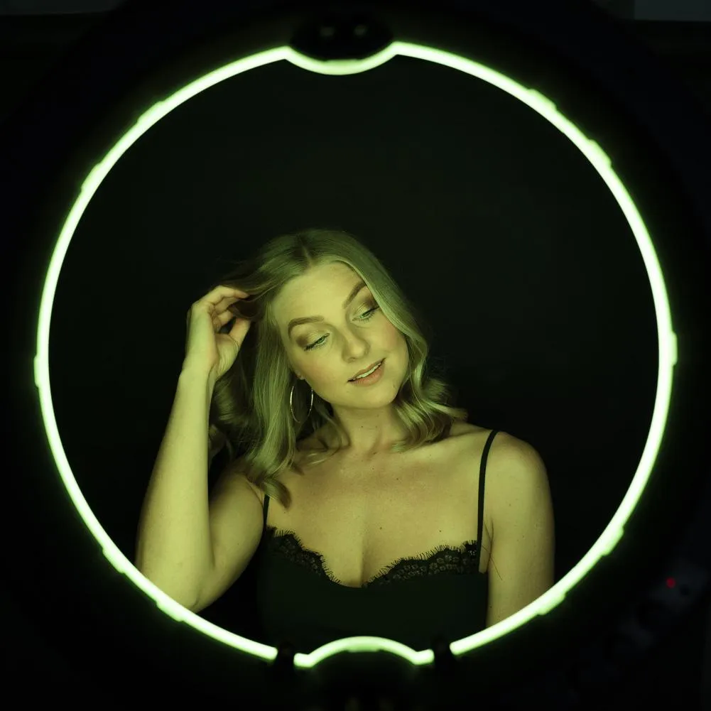 19" LED RGB Rainbow Ring Light - 'Unicorn'
