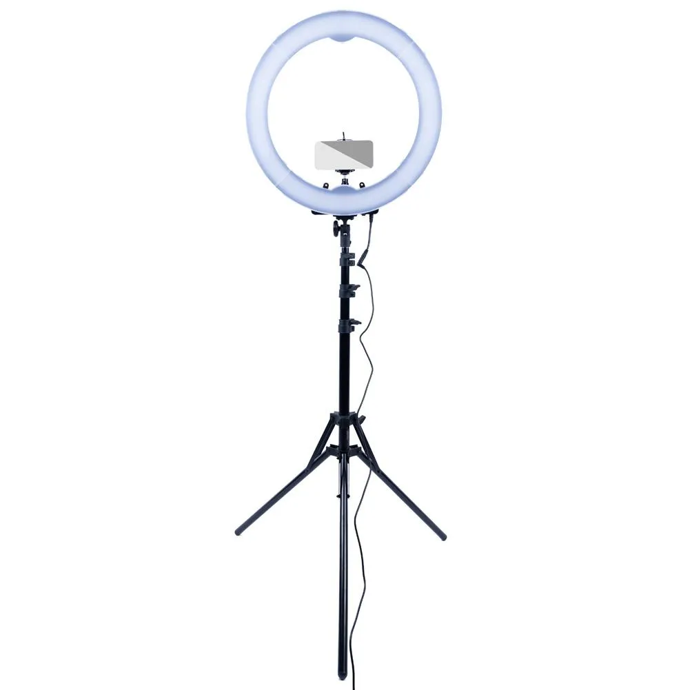 19" LED RGB Rainbow Ring Light - 'Unicorn'