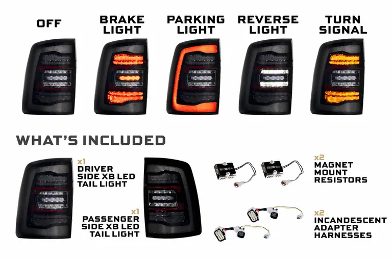 2019  Ram HD XB LED Tails