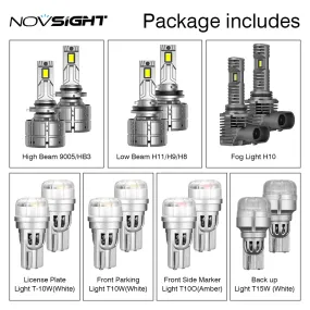 2021-2022 Ford F-150 Exterior Interior LED Lights Bulbs  Headlights Signal Lights Bundle