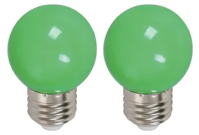 22074 1W G45 6000K LED Bulb in Green