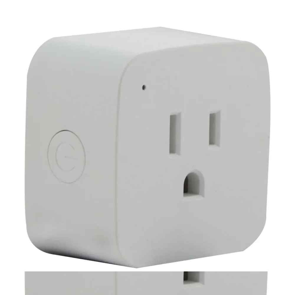 2PK - Wi-Fi On-Off Plug-in Outlet - 10 Amp - Satco Starfish Smart Technology