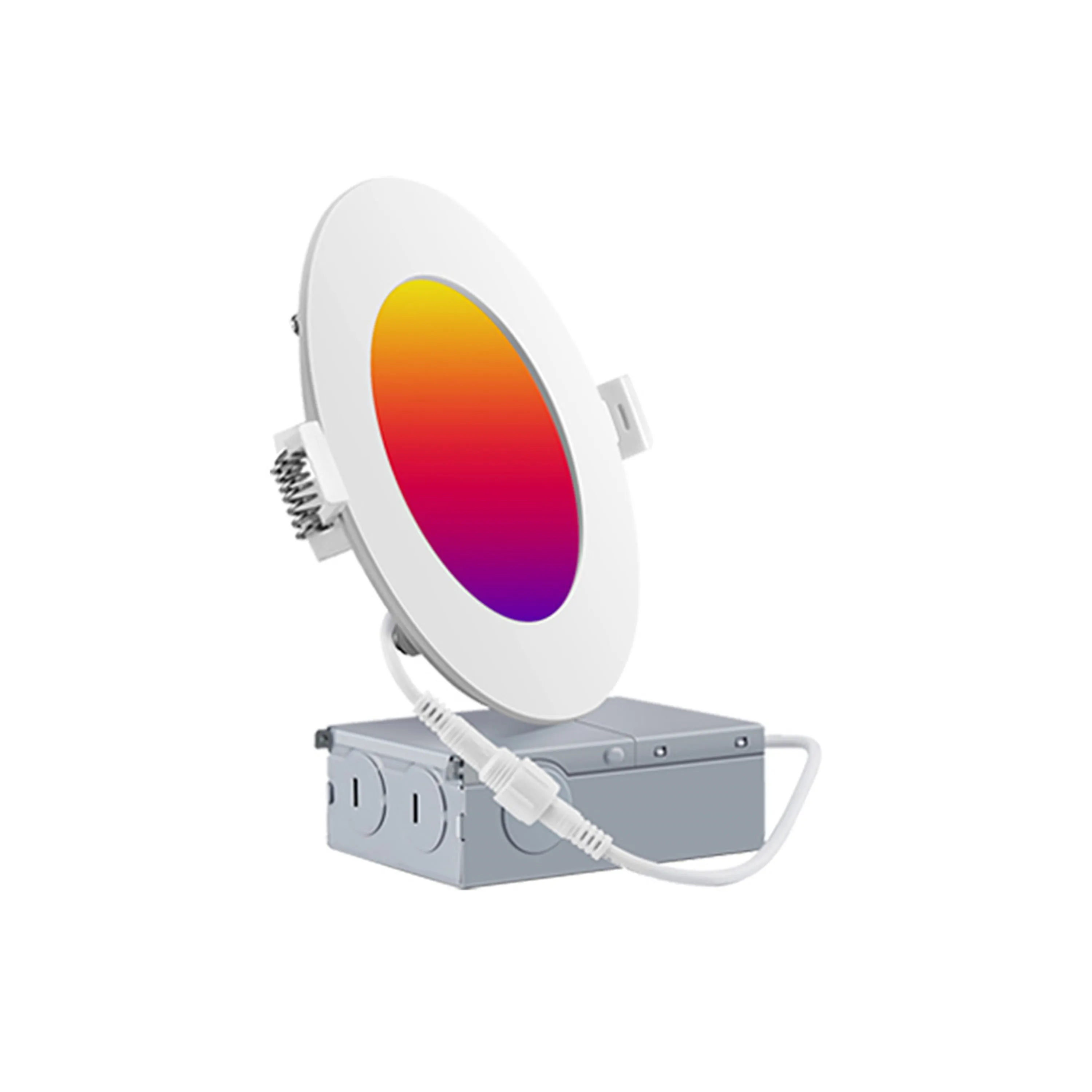 3BRIX 4 Inch Smart Ultra-Thin Recessed Dimmable Downlight - WIFI - 9W-750 lms