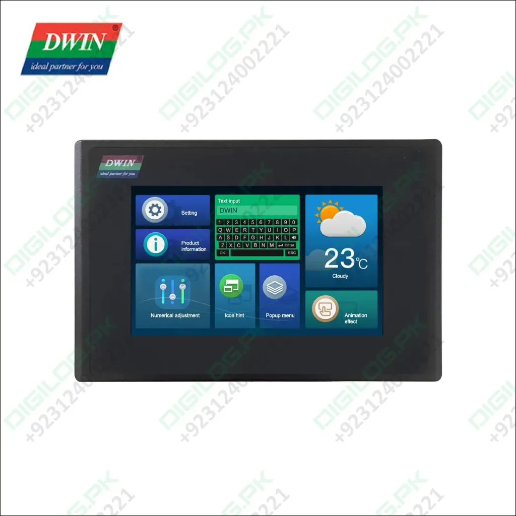 5 Inch With Enclosure Hmi Display Dmg80480c050 15wtr Commercial Grade