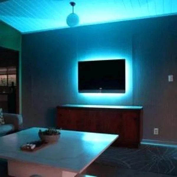 50ft Colour Changing LED Light Strip (Remote Included)