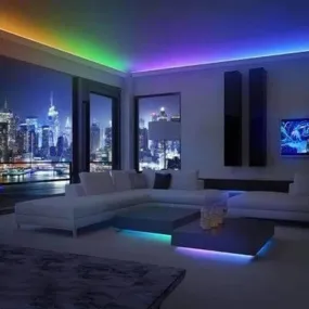 50ft Colour Changing LED Light Strip (Remote Included)