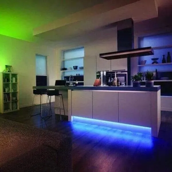 50ft Colour Changing LED Light Strip (Remote Included)
