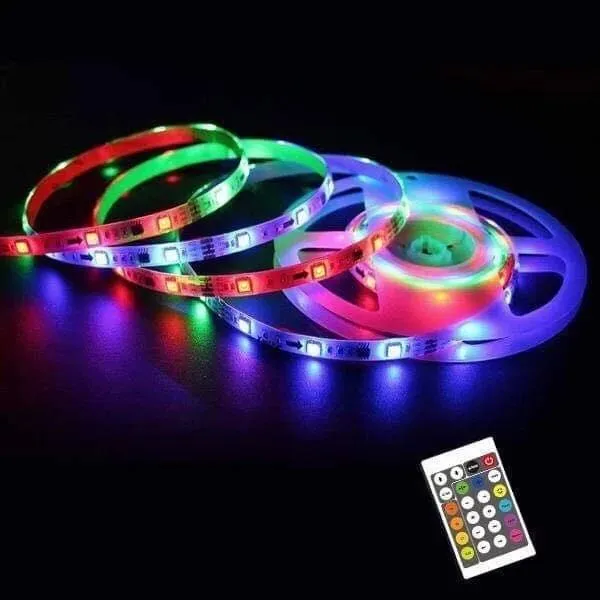 50ft Colour Changing LED Light Strip (Remote Included)