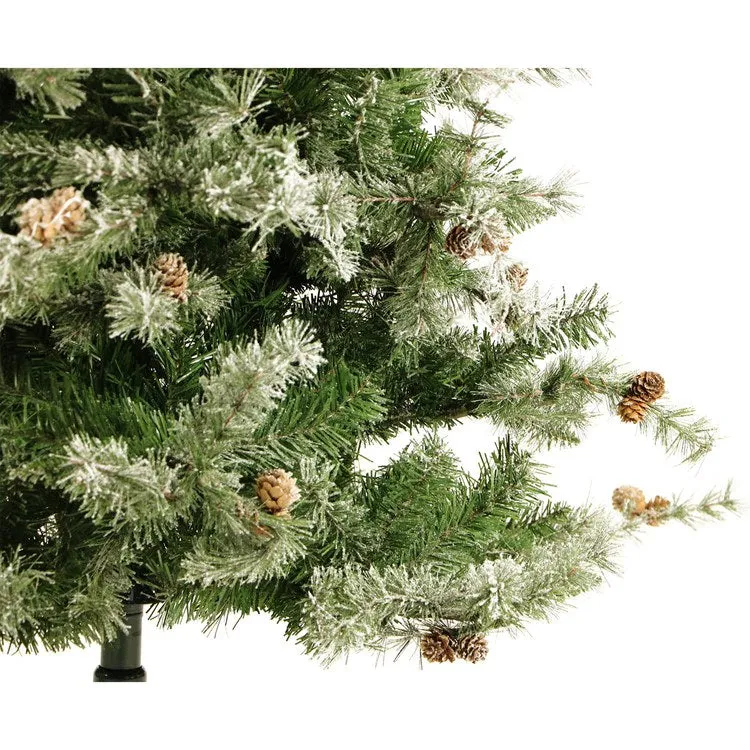 6.5-Ft. Buffalo Fir Slim Artificial Christmas Tree with Smart String Lights