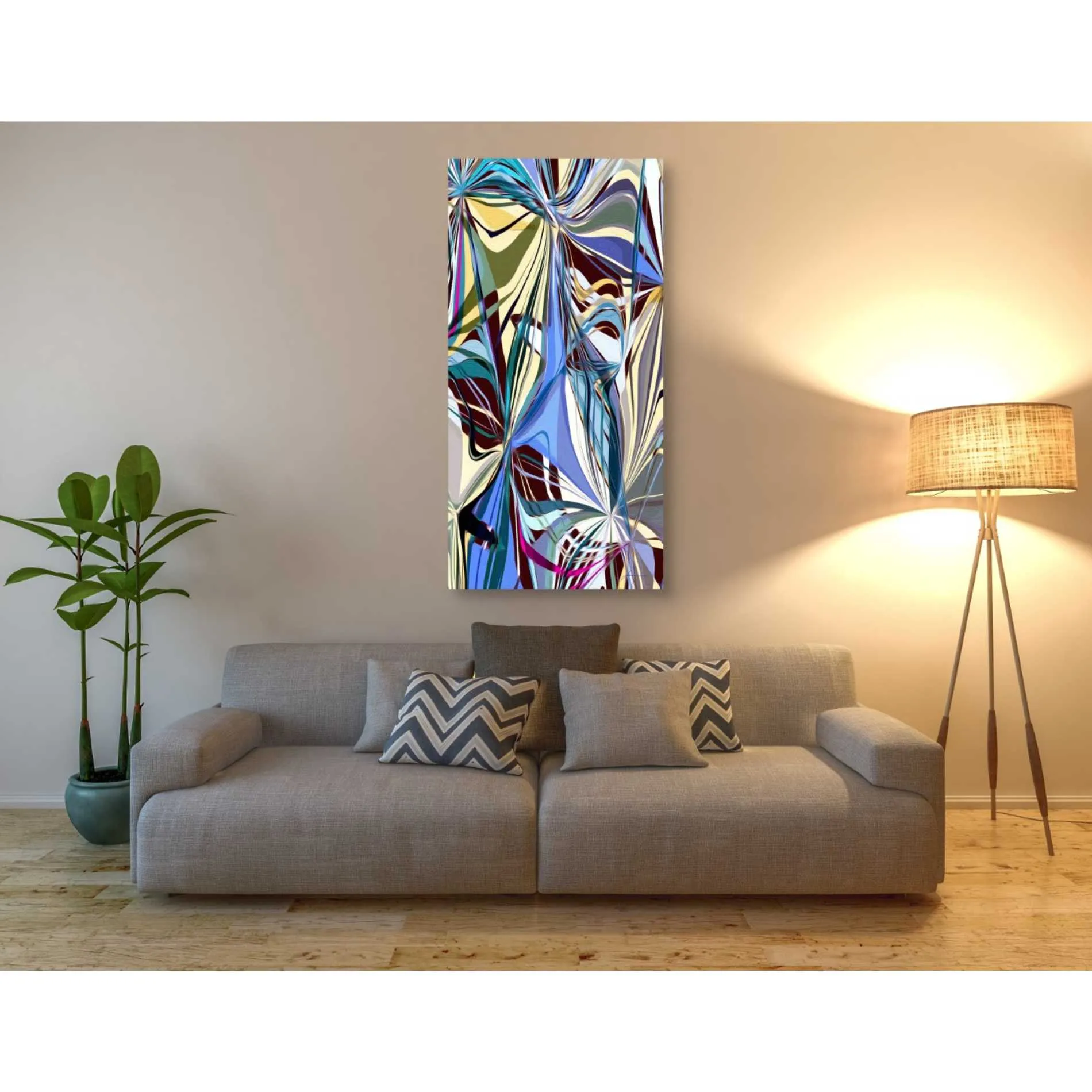 'Access II' by James Burghardt Giclee Canvas Wall Art