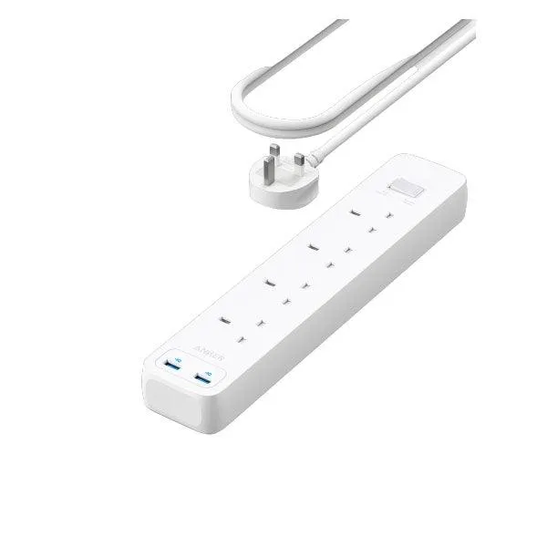Anker 322 USB Power Strip 4 in 1 White-7TWP