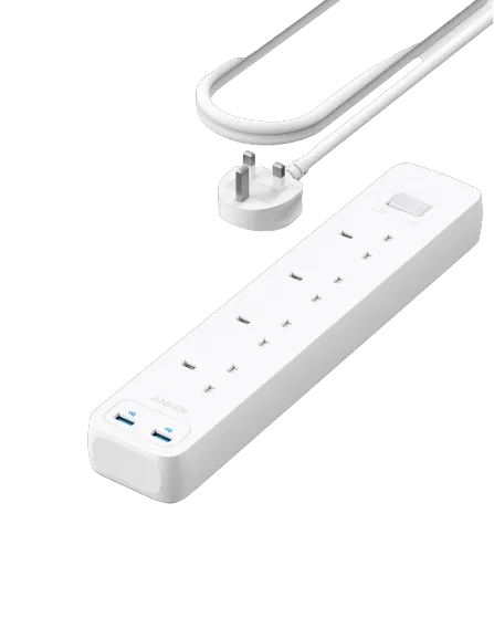 Anker PowerExtend 322 USB Power Strip  4 in 1 -White