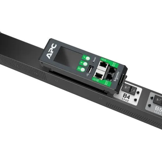 APC APC NetShelter Rack PDU Advanced | Switched Metered Outlet | 11.5kW | 3PH | 415V | 20A | 520P6 | 48 Outlet (APDU10250SM)