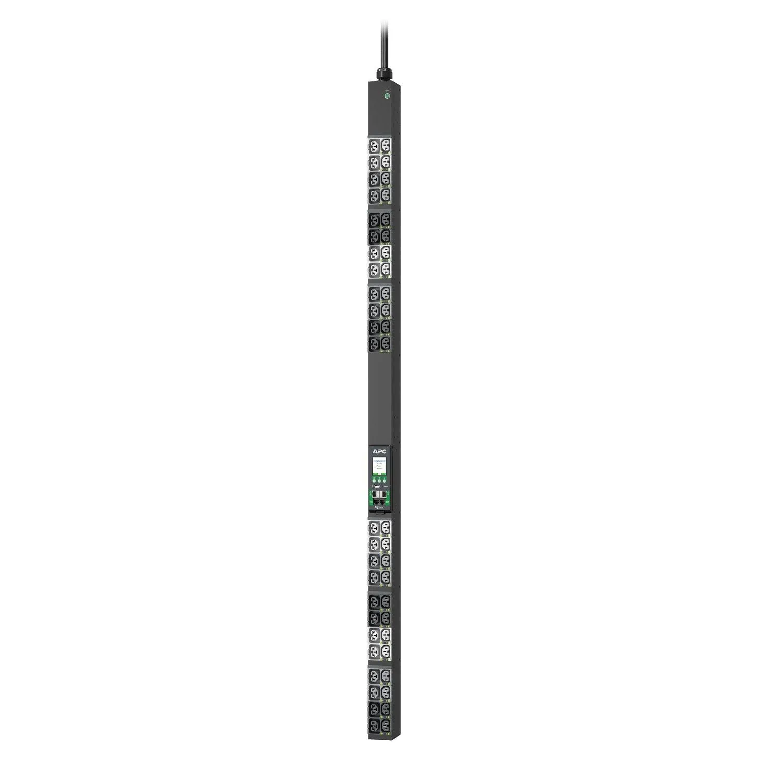 APC APC NetShelter Rack PDU Advanced | Switched Metered Outlet | 11.5kW | 3PH | 415V | 20A | 520P6 | 48 Outlet (APDU10250SM)