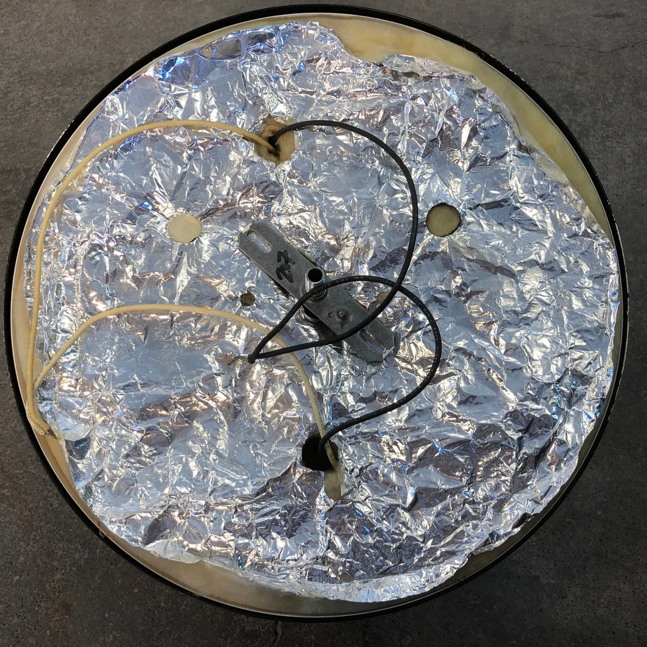 Arroyo Craftsman - Flush Mount Ceiling Light, Stained Milk Glass