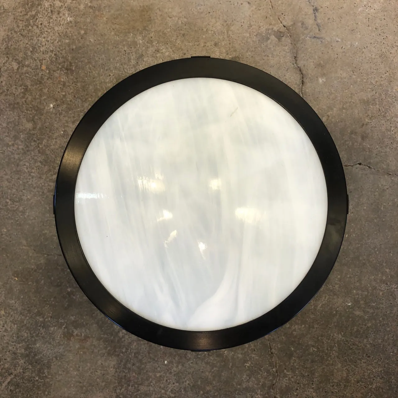 Arroyo Craftsman - Flush Mount Ceiling Light, Stained Milk Glass