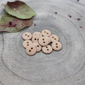 Atelier Brunette - Classic Matte Buttons - Blush 15mm