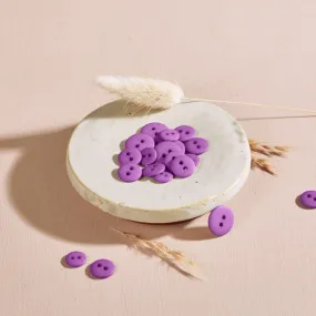 Atelier Brunette - Classic Matte Buttons - Bubble Gum 10mm