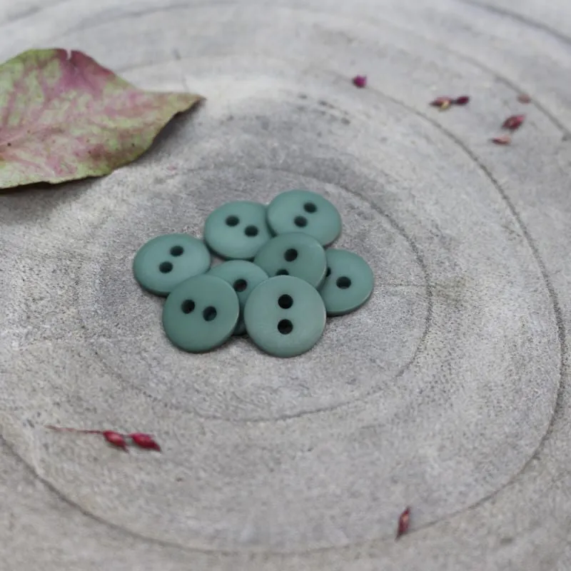 Atelier Brunette - Classic Matte Buttons - Cactus 12mm