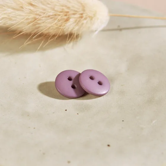 Atelier Brunette - Classic Matte Buttons - Divine Parma 15mm