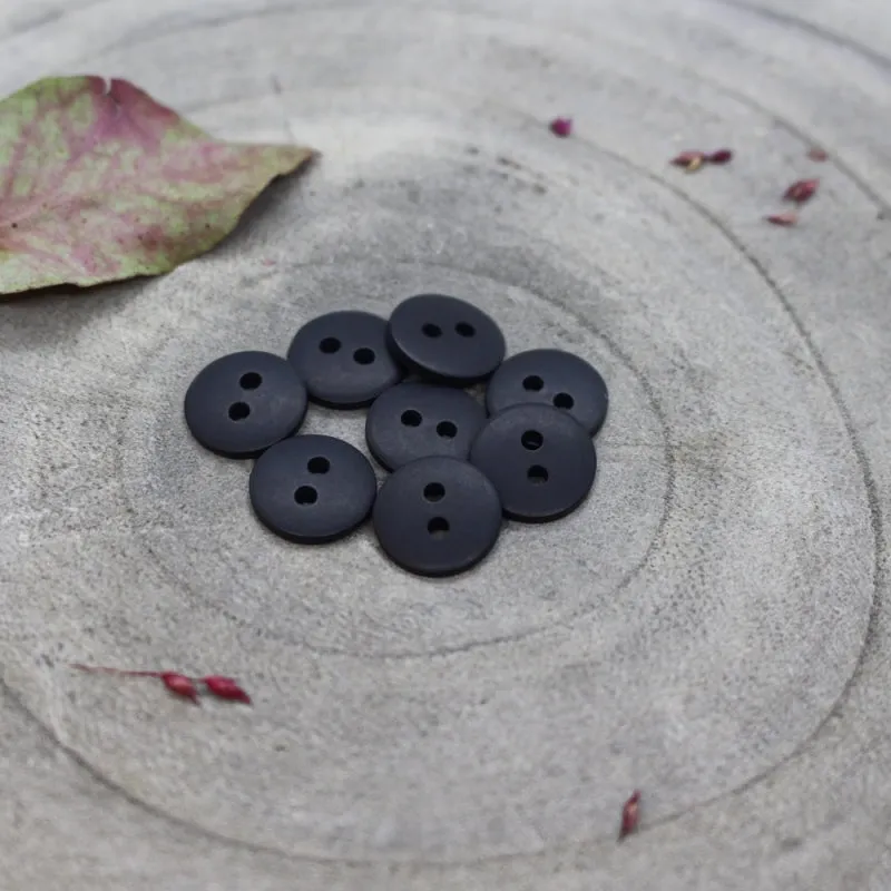 Atelier Brunette - Classic Matte Buttons - Night 12mm