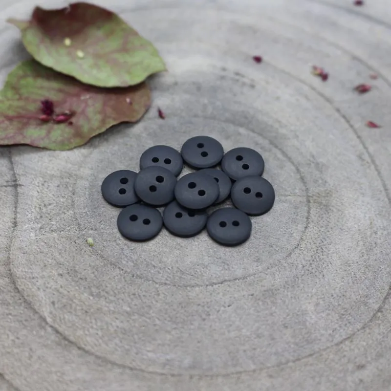 Atelier Brunette - Classic Matte Buttons - Night 15mm