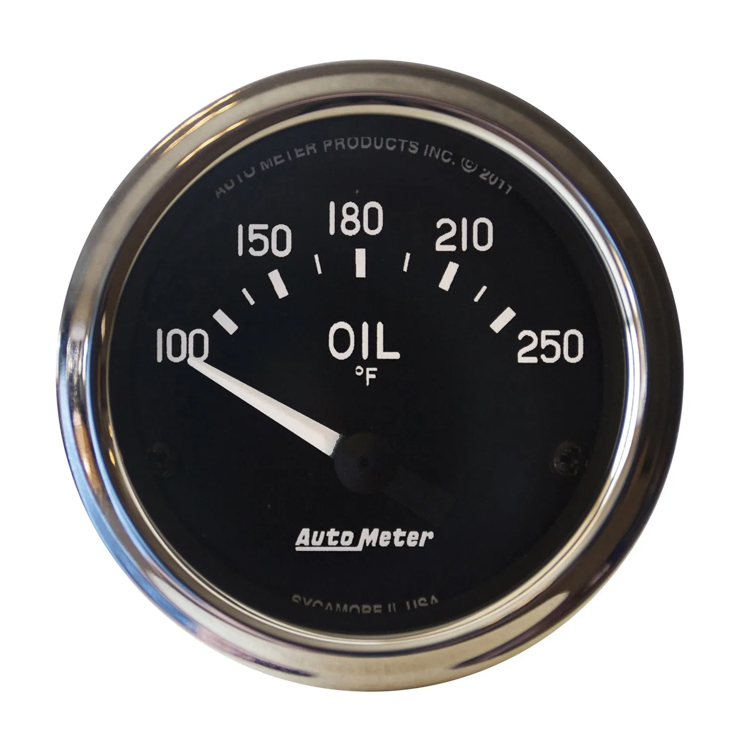 AutoMeter 201018 GAUGE; OIL TEMP; 2 1/16in.; 100-250deg.F; ELECTRIC; COBRA