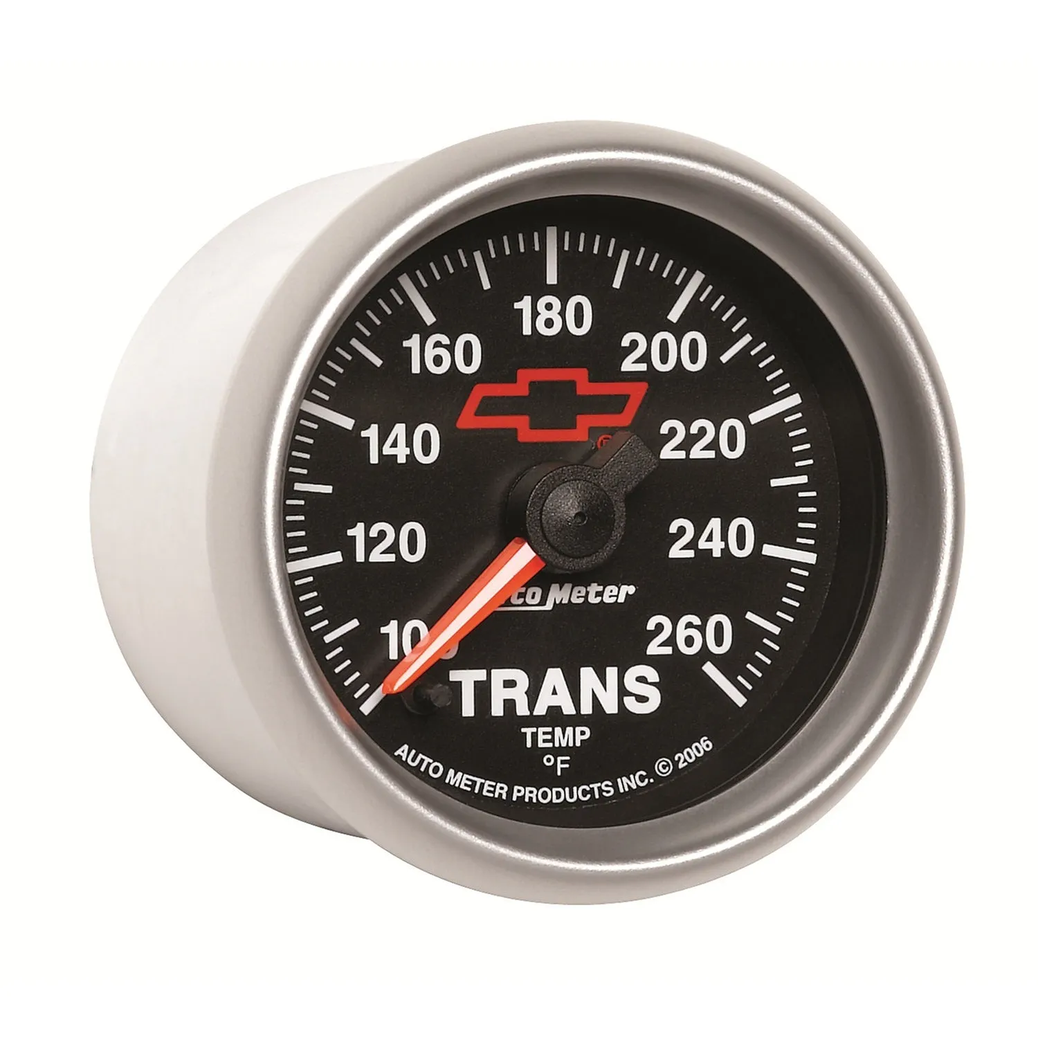 AutoMeter 3657-00406 GAUGE; TRANS. TEMP; 2 1/16in.; 100-260deg.F; DIGITAL STEPPER MOTOR; CHEVY RED BO