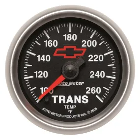 AutoMeter 3657-00406 GAUGE; TRANS. TEMP; 2 1/16in.; 100-260deg.F; DIGITAL STEPPER MOTOR; CHEVY RED BO