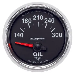 AutoMeter 3848 GAUGE; OIL TEMP; 2 1/16in.; 140-300deg.F; ELECTRIC; GS