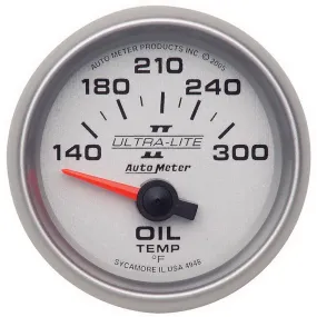 AutoMeter 4948 GAUGE; OIL TEMP; 2 1/16in.; 140-300deg.F; ELECTRIC; ULTRA-LITE II
