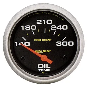 AutoMeter 5447 GAUGE; OIL TEMP; 2 5/8in.; 140-300deg.F; ELECTRIC; PRO-COMP
