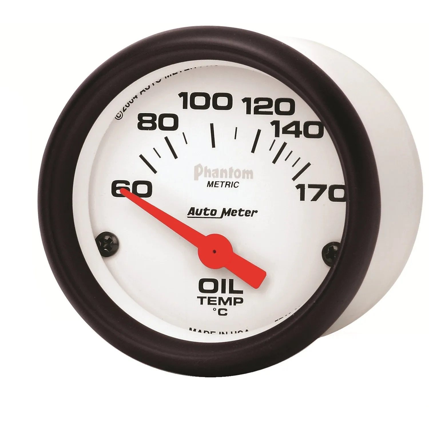 AutoMeter 5748-M GAUGE; OIL TEMP; 2 1/16in.; 60-170deg.F; ELECTRIC; PHANTOM