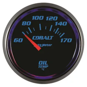 AutoMeter 6148-M GAUGE; OIL TEMP; 2 1/16in.; 60-170deg.C; ELECTRIC; COBALT