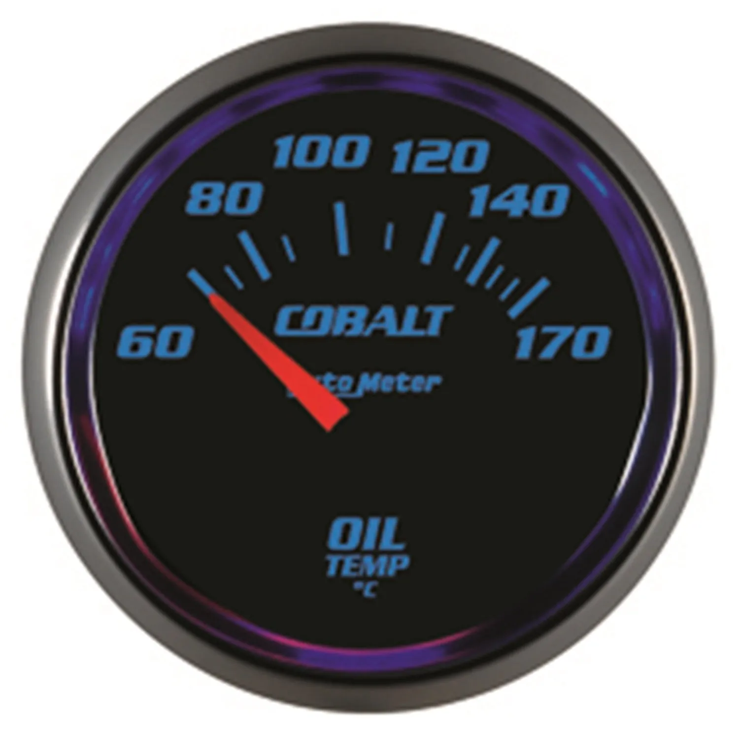 AutoMeter 6148-M GAUGE; OIL TEMP; 2 1/16in.; 60-170deg.C; ELECTRIC; COBALT