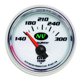 AutoMeter 7348 GAUGE; OIL TEMP; 2 1/16in.; 140-300deg.F; ELECTRIC; NV