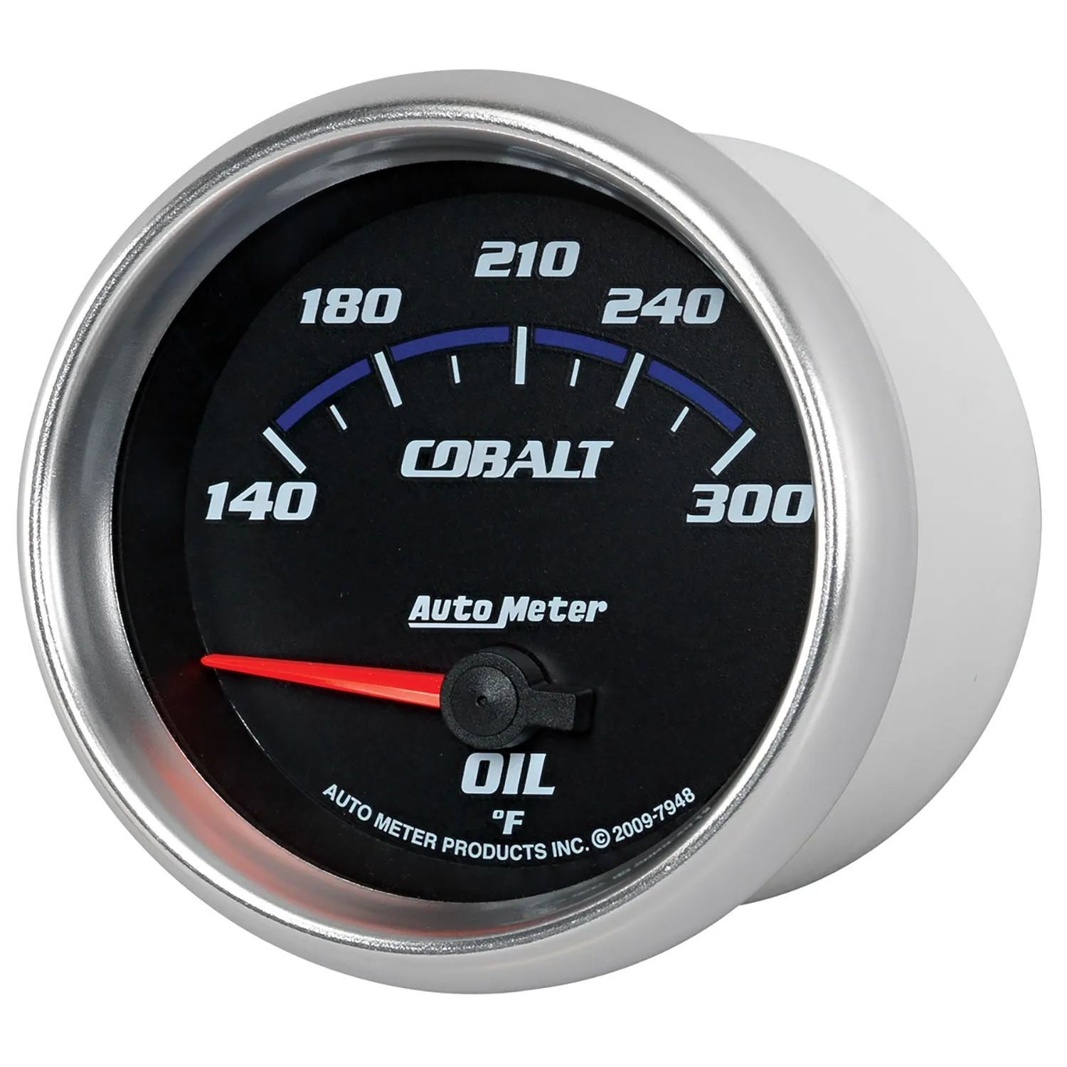 AutoMeter 7948 GAUGE; OIL TEMP; 2 5/8in.; 140-300deg.F; ELECTRIC; COBALT