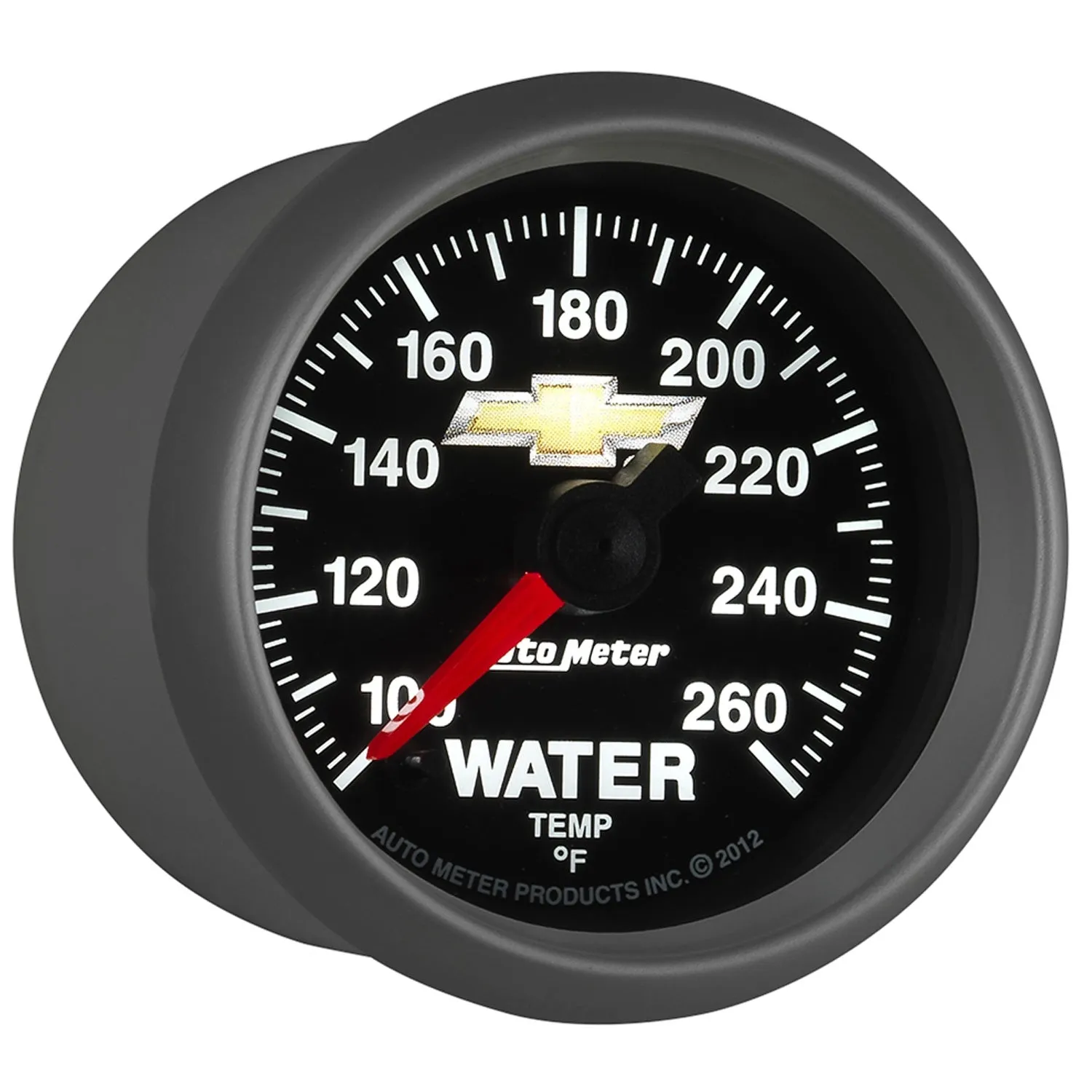 AutoMeter 880446 GAUGE; WATER TEMP; 2 1/16in.; 100-260deg.F; DIGITAL STEPPER MOTOR; CHEVY GOLD BO
