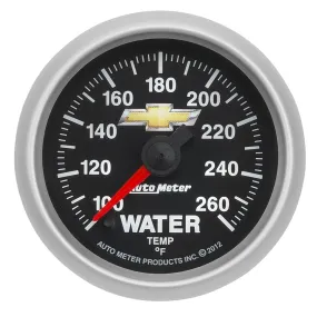 AutoMeter 880446 GAUGE; WATER TEMP; 2 1/16in.; 100-260deg.F; DIGITAL STEPPER MOTOR; CHEVY GOLD BO