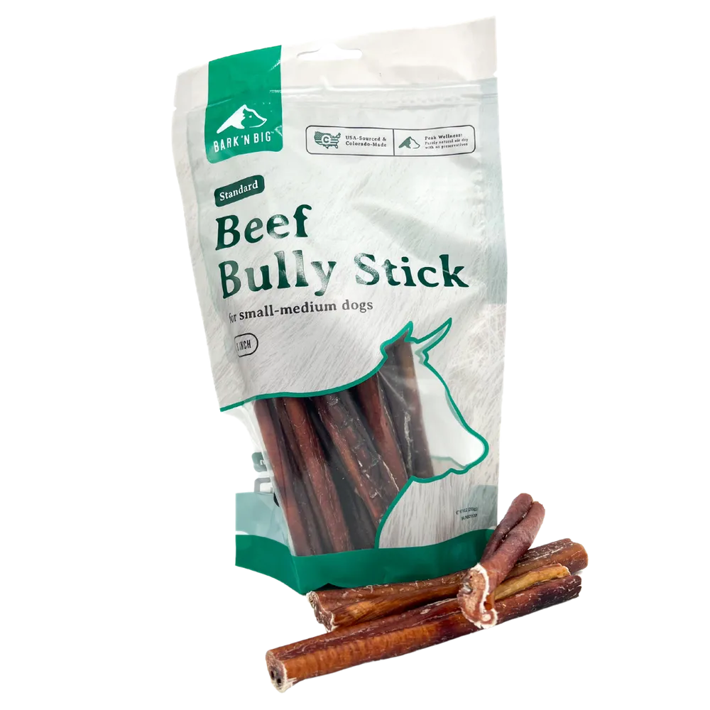 Beef Bully Stick Standard 6in - 12ct