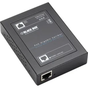 Black Box PoE  Gigabit Splitter - 5-12-VDC, 6-Amp