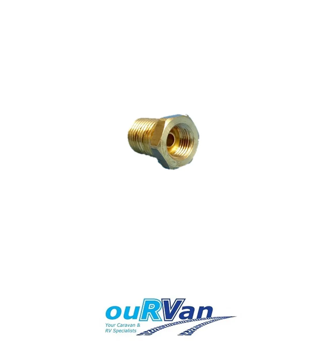 Brass Gas Adapter No62 - 1/4m bsp X 1/4if Unf Union  1/4m/bs