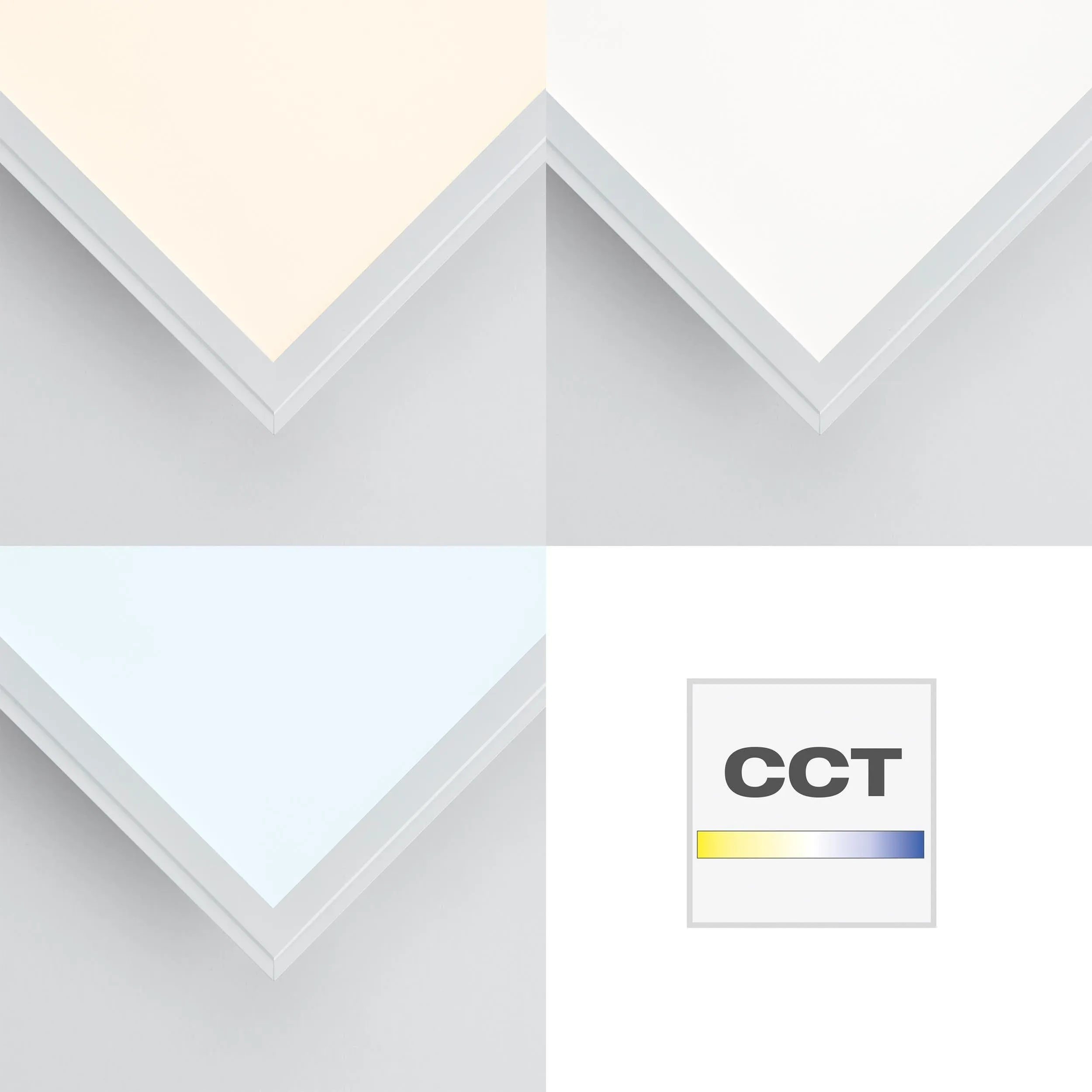 Brilliant 1 Light 37W Allie LED Ceiling Panel - White | G96948/05