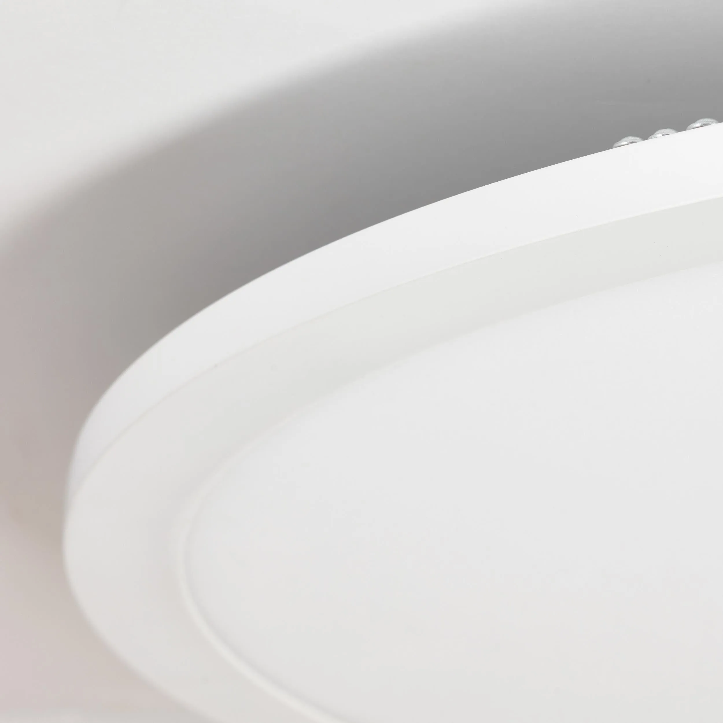 Brilliant 1 Light 40W Abie LED Round Ceiling Panel - White | G97061/05