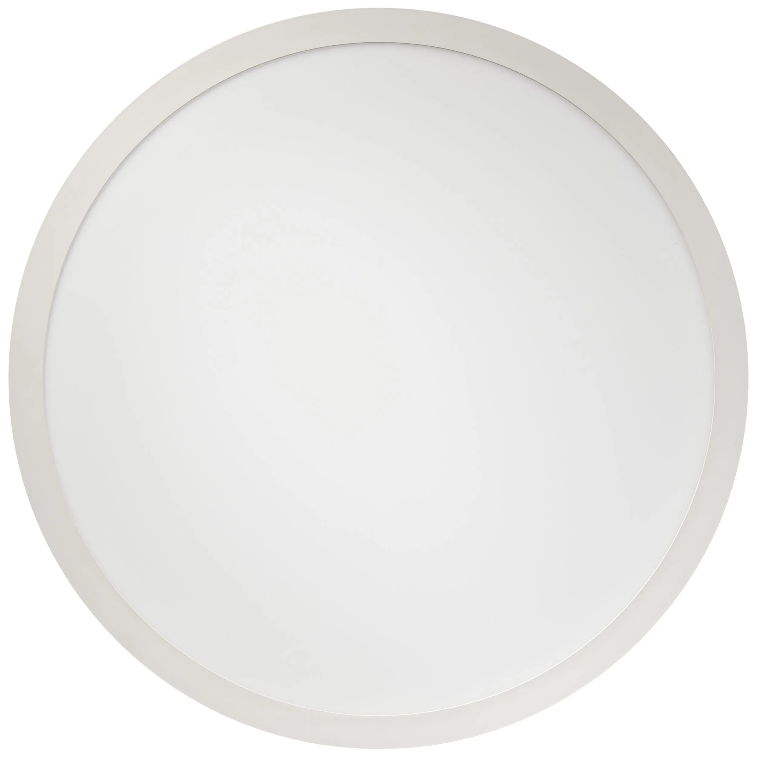 Brilliant 1 Light 40W Abie LED Round Ceiling Panel - White | G97061/05